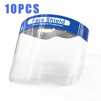 

10pcs Protective Oil Splash Full Face Masks Anti-smoke Mascarillas Cover Safety Face Shield Kitchen Tools In Stock