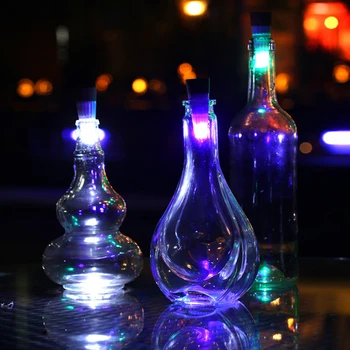 

BRELONG LED cork light USB charging light cork cap light wine bottle light 1 pack color