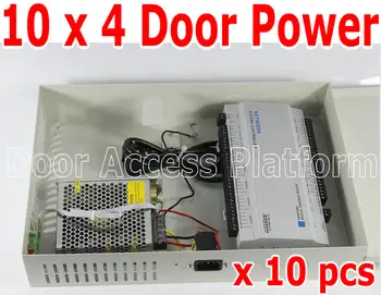 

1 Order=10 pcs of 4 Door/4 RFID Readers All-in-One IP PSU Power Supply Box 4 Door Web Controller Panel Access controller IP kit
