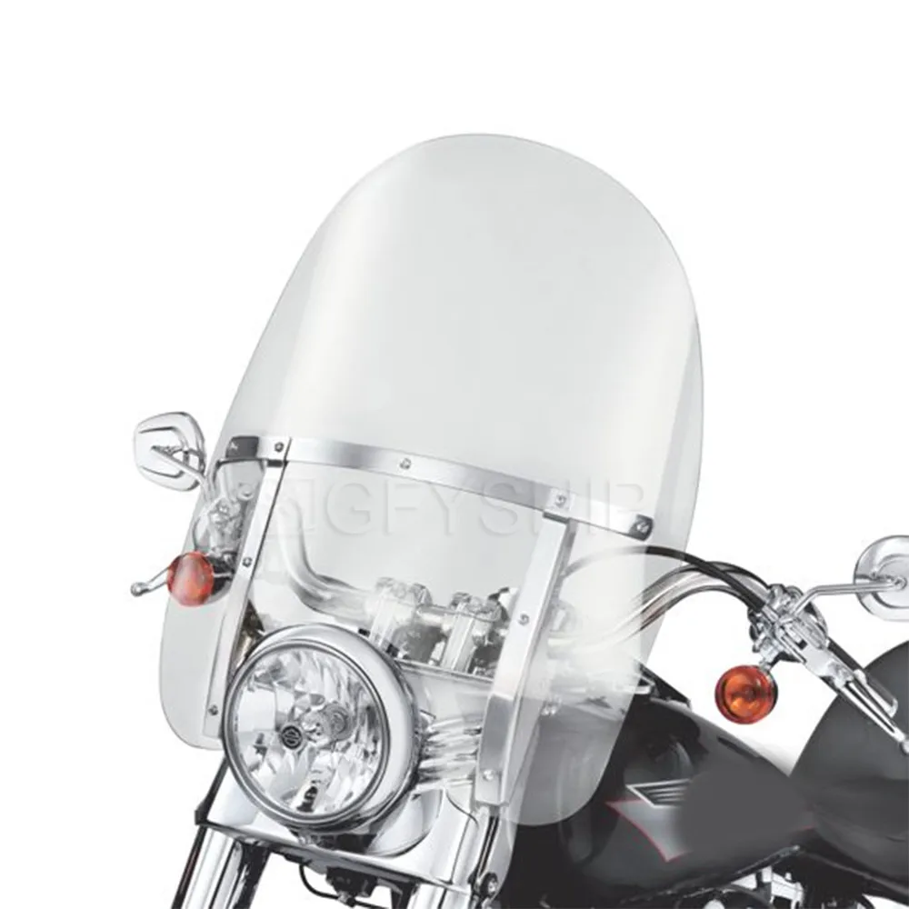For Harley Heritage Softail Classic 2000 to 2017 / EFI 2006 FLST FLSTC Motorcycle Windshield Clear Windscreen | Автомобили и