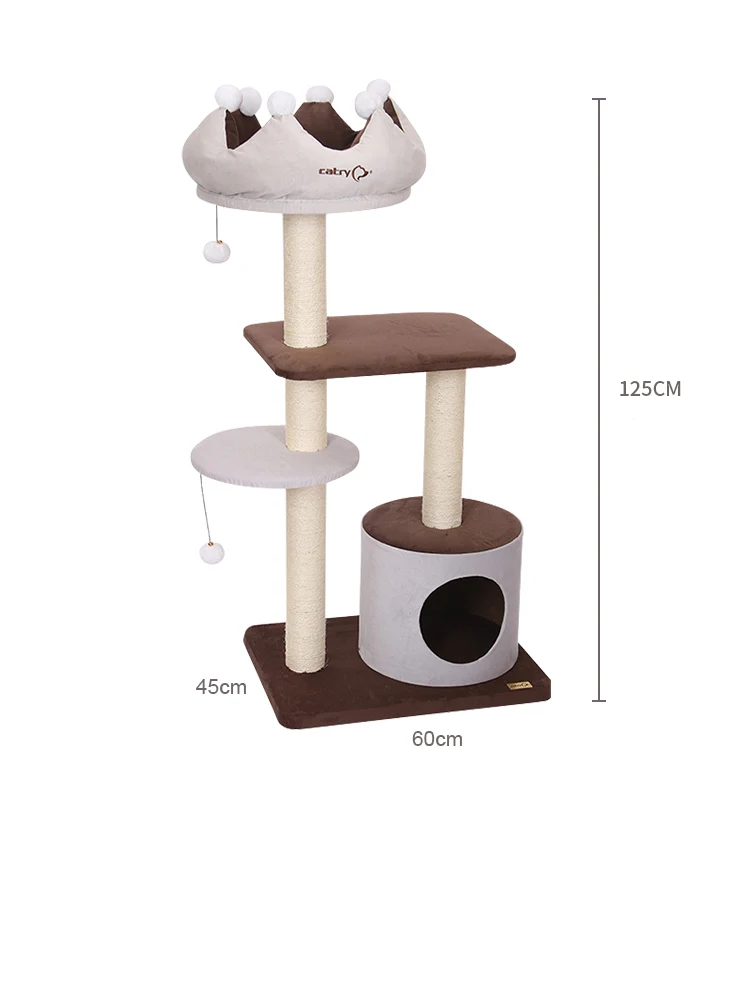 Корона для кошек, скалолазание, размер рамы, сизаль, гнездо для кошек, дерево, кошачья ловля, игрушка для кошек, домик на дереве, товары для кошек, товары для домашних животных
