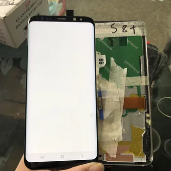 

For samsung galaxy S8 Plus G955 SM-G955F 6.2 Inch LCD Display + Touch Screen Digitizer with small spot Super amoled lcd Assembly