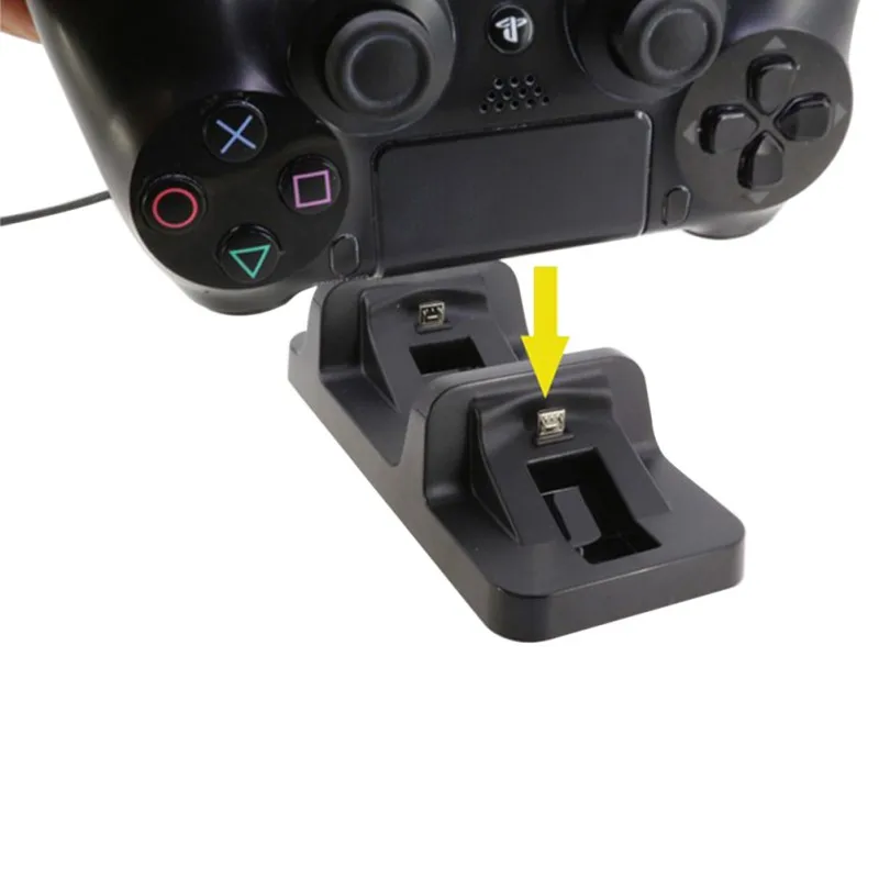 USB 5V порт двойная зарядная док-станция Подставка держатель стойка для зарядки для sony PS4/playstation 4 тонкий игровой контроллер зарядное устройство