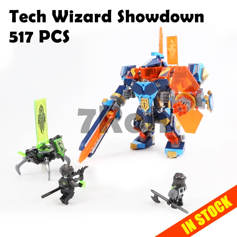 

10817 Nexo Tech Wizard Showdown Building Blocks Sets Kits Bricks Classic Model Toys Gift Compatible Nexus Knights 72004