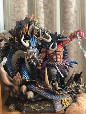 Негабаритная статуя один кусок четыре императора 1/6 Kaido GK резиновая фигурка героя Коллекционная модель игрушечная коробка P1611