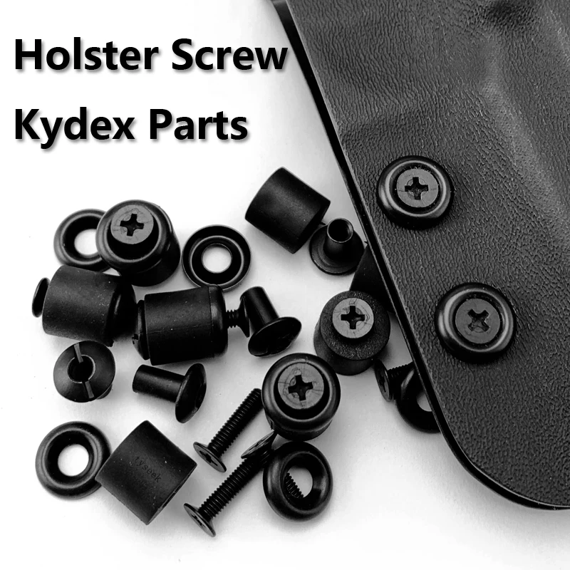 Kydex Holster Screw Parts Fast-dialing Sheath Screw Fittings Making K Sheath DIY Waist Clip Accessories 4 Sets