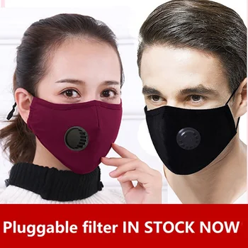 

1Pcs Pluggable filter Mask Anti Pollution PM2.5 Mouth Mask Dust Respirator Washable Reusable Masks Cotton Unisex Mouth Muffle