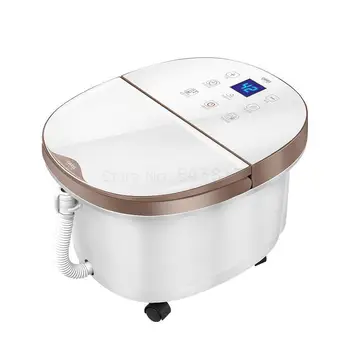 

599 Foot tub electric massage heating thermostat home wash basin automatic foam foot barrel foot massage machine