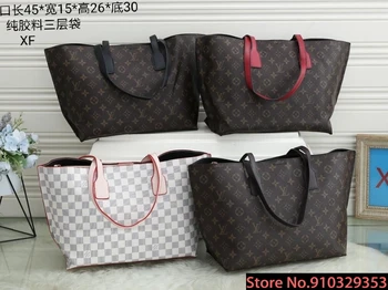 

Luxury Leather Handbags Women Bags Designer Brand Women's Shoulder Bags Large Capacity Ladies Hand Bags L464 Louis Vuitton LV-