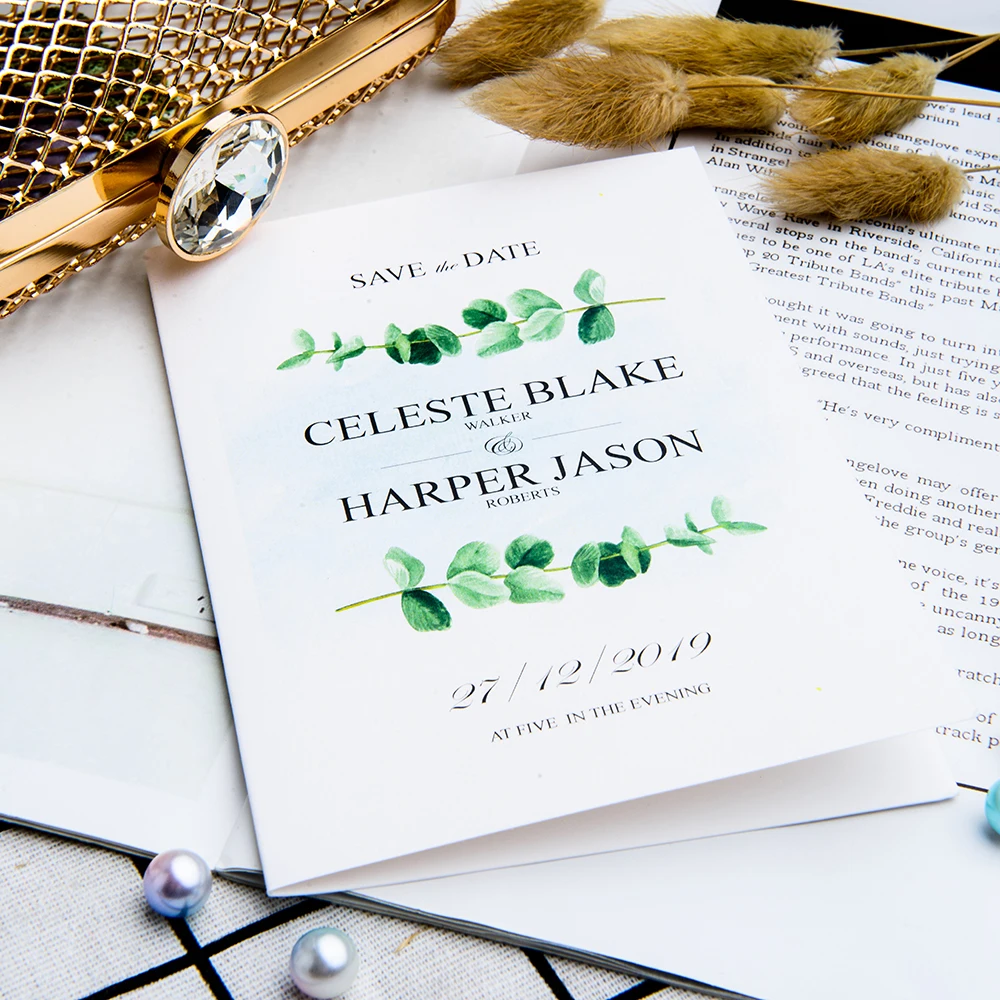  c27-Wedding Invitation Card Customized Invitation Card High-end Paper Card Table Arrangement Card s - 4.00003E+12