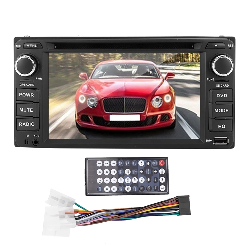 Автомобильный MP5 плеер DVD Авторадио FM радио для Toyota Corolla универсальный gps навигация радио