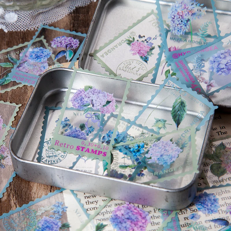 

Наклейки в виде цветов, ПВХ, 40 шт.