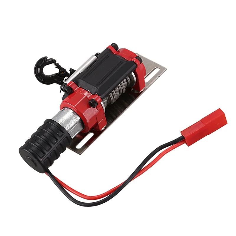 

1/10 Climbing Car Electric Capstan Metal Electric Winch Hardware Modification Upgrade Simulation Accessories Trx-4 D90 SCX10