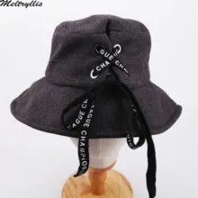 [Meltryllis] Harajuku Панама для рыбалки, уличная Панама, хип-хоп кепка для мужчин и женщин, шапки-ведерки, модные рыбацкие шляпы