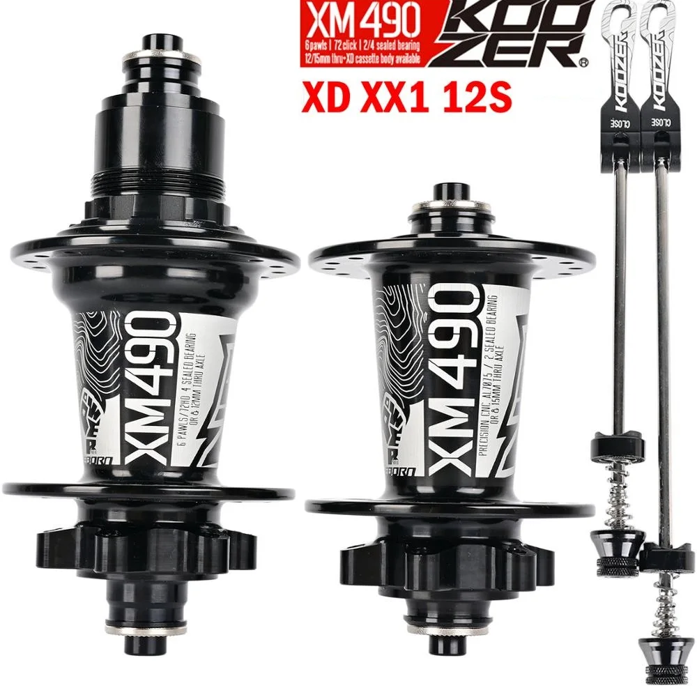 

Koozer XM490 PRO 28 32 36 отверстия втулки MTB 12 Скоростей SRAM XD XX1 кассета Корпус Втулки 4 герметичный Подшипник Горный велосипед QR сквозной втулка