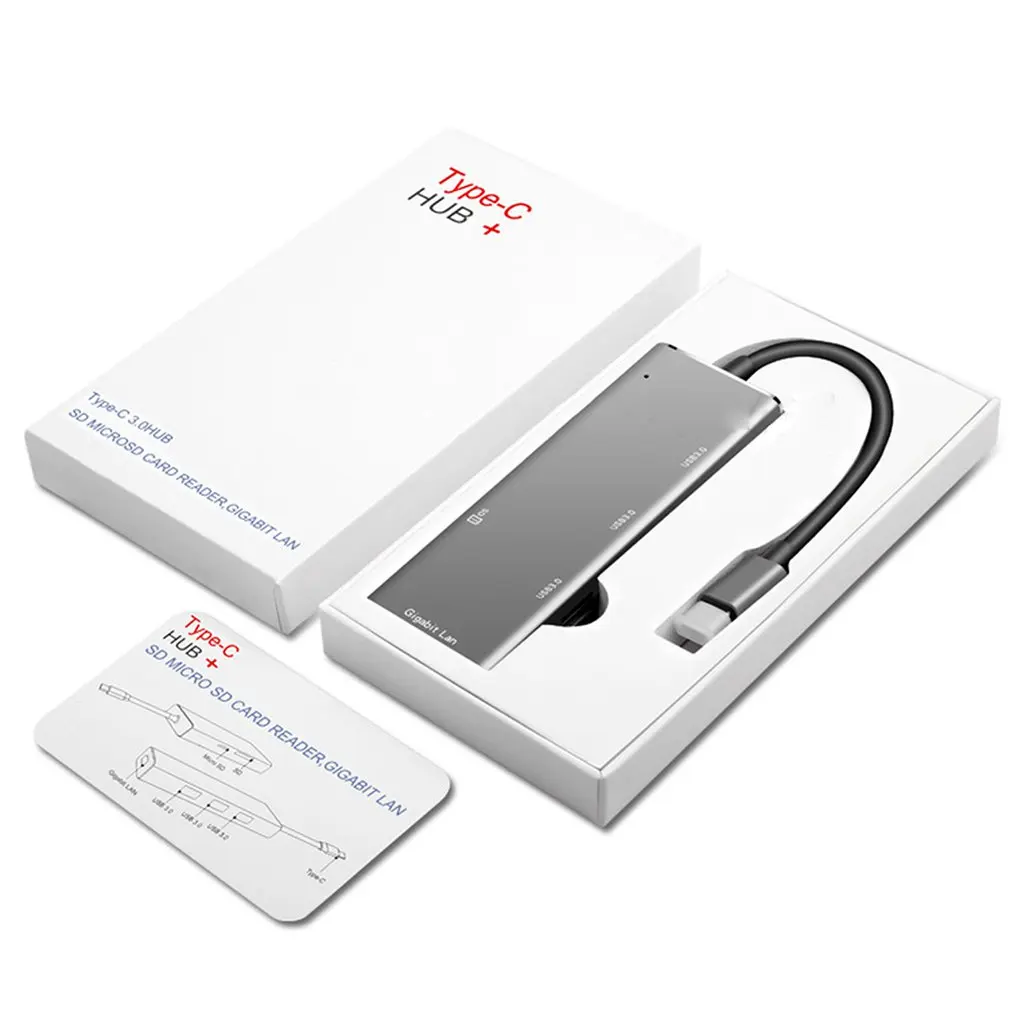 

Yc720Type-C 10Gbps Hub Gigabit Network Interface Low Temperature Usb 3.0 Multi-Function Docking Station