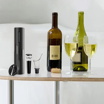 

4 In 1 USB Charging Home With Cable Rechargeable Handheld Multifunction Electric Wine Bottle Opener Gifts Automatic Foil Cutter