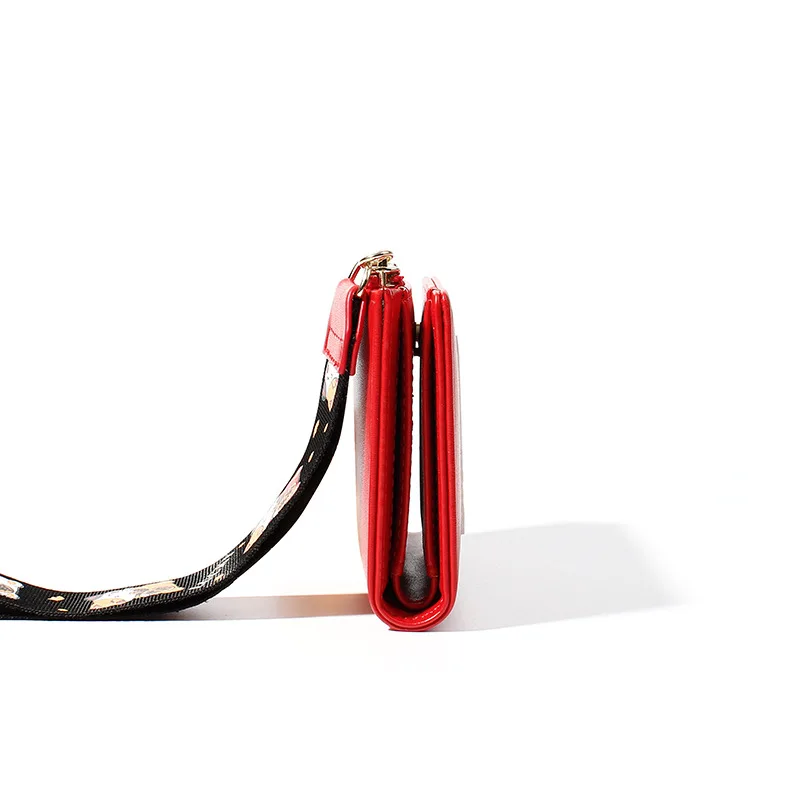 Женский кошелек с кошельком маленький из искусственной кожи застежкой молнией и