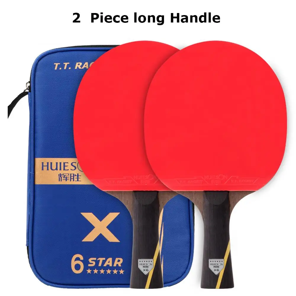 

Ping-Pong Racket Table Tennis Racket Carbon Red Durable Racquet Paddler Play Table Tennis Bat 2Pcs Ping Pong Bat Practical