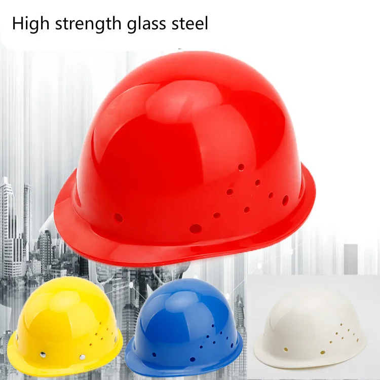 

High Strength Frp Safety Cap Helmet For Construction Work
