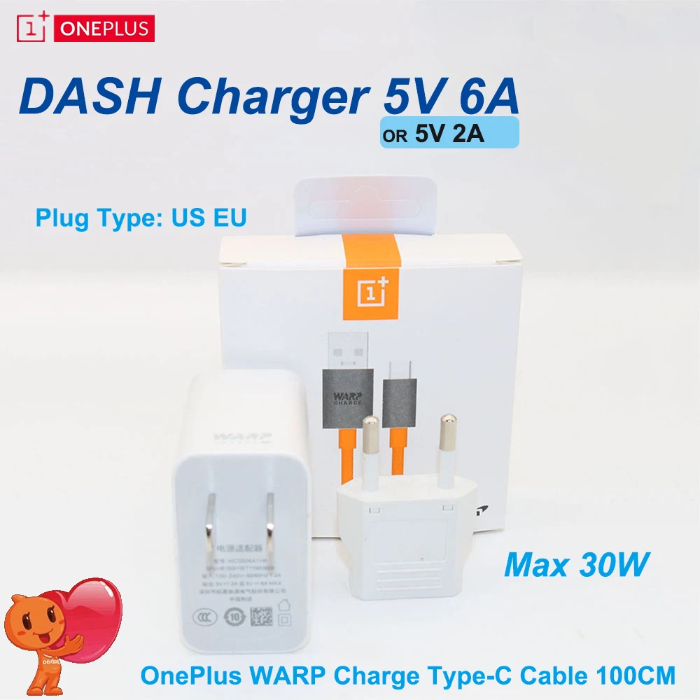 Зарядное устройство Oneplus US Warp 30 Вт USB-зарядка для приборной панели адаптер питания