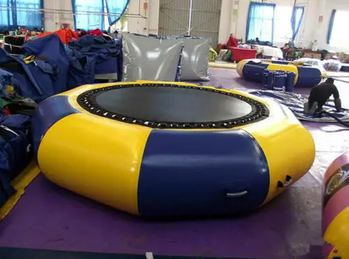 CE 3M 9,6 'Диаметр надувной водный батут прыжок плавать платформа игрушка для озера
