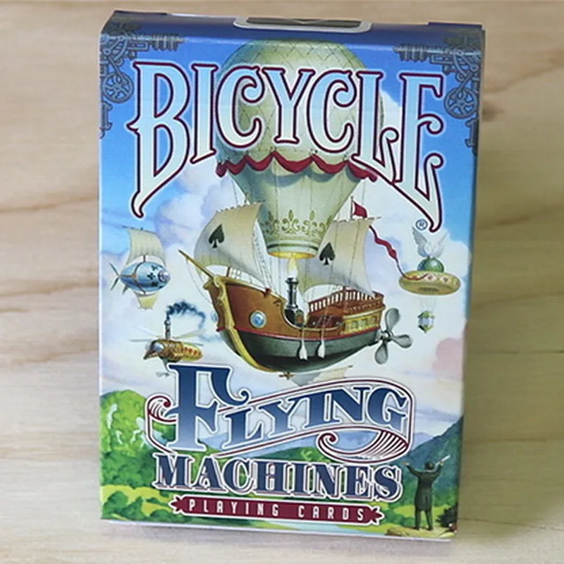 1 колода велосипедные карты летающие машины игральные карты Обычная подставка для велосипеда всадник назад волшебные карты реквизит для магических фокусов