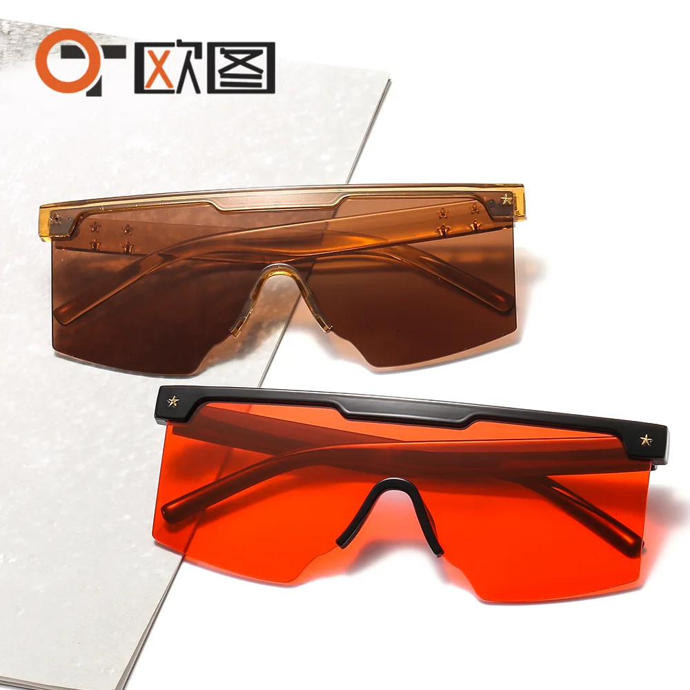 Классические солнцезащитные очки с большой оправой 2020 женские модные люксовый