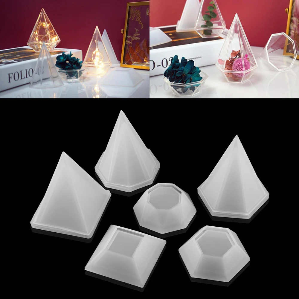 Large Resin Molds Pyramid Resin Mold Silicone  Silicone Molds Epoxy Resin  Jewelry - Resin Diy&silicone Mold - Aliexpress