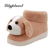 Зимние женские закрытые теплые туфли; бархатные слипоны с Луной для мужчин и женщин; домашняя обувь из хлопка для женщин