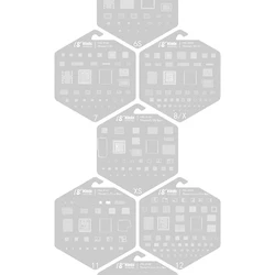 Treillis en acier de plantation, 18 types, pour IPHONE 5 13Pro Max modèle de réparation 0.3 0.5 crochet de rangement universel polyvalent, filet en acier 
