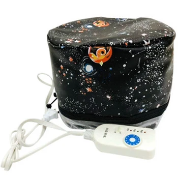 

EU Plug Hair Steamer Cap Dryers Electric Hair Heating Cap Thermal Treatment Hat Beauty SPA Nourishing Hair Styling Care
