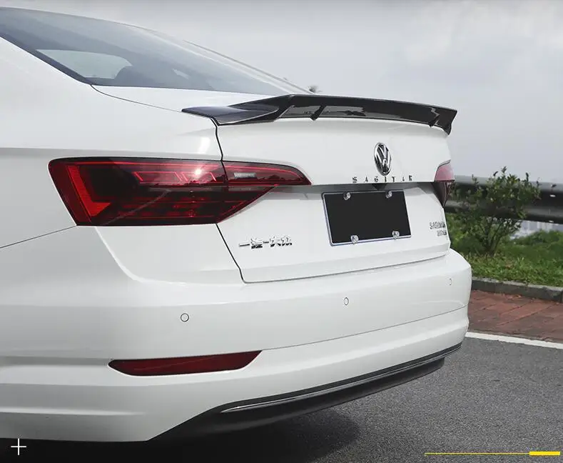 Для J etta Spoiler RK- Volkswagen Sagitar высококачественный Спойлер ABS Материал заднее крыло автомобиля праймер цвет задний спойлер