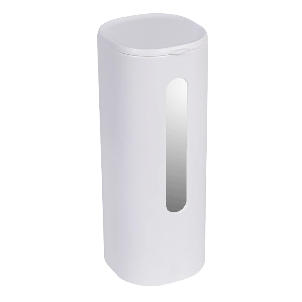 Легко установить автоматический настенный пробивая ABS Потяните тип контейнера самоклеющиеся видимые с крышкой против пыли чашки диспенсер