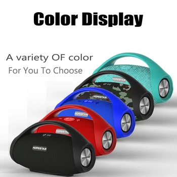 

HOPESTAR-H32 Portable Bluetooth Wireless Speaker Outdoor Waterproof IPX6 Mini Speakers Big Power 10W Column Boombox TWS