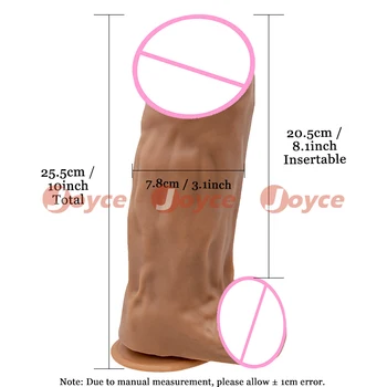 10 Inch Big Dildo Anal Fisting XXXL Monster Penis Giant Cock Thick Rubber Dick Butt Plug Erotic Adult Sex Toys for Man Couples 6