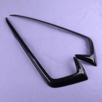 

DWCX 2PCS Carbon Fiber Texture Style Exterior Front Fog Light Lamp Hood Eyebrow Cover Trim Frame Fit for Honda Civic 2019 2020