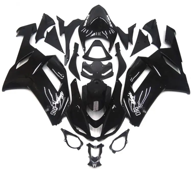 

4 Gifts New ABS Full Fairings Kit Fit for kawasaki Ninja ZX6R 636 2007 2008 07 08 6R ZX-6R Bodywork set black bright