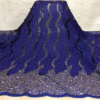 

2020 Latest African 3d Applique Lace Fabrics 2020 High Quality Lace Guipure Cord Lace Fabric For Women Party Dress Material