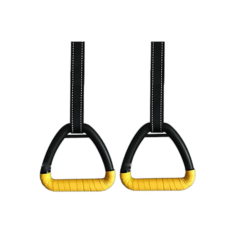 ABS Gymnastics Rings 1Pair with Adjustable Strap