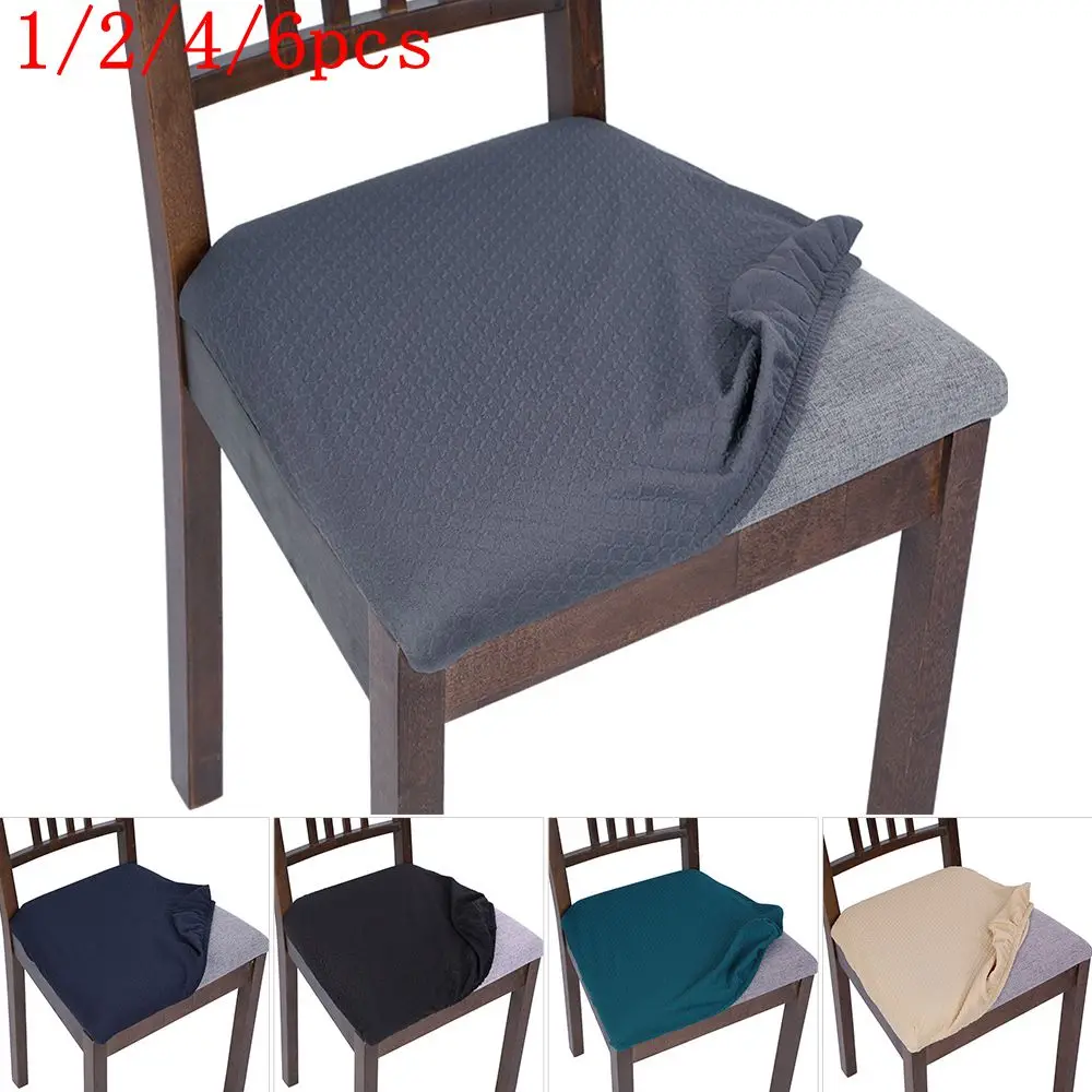 1/2/4/6 шт Non-slip, Серебристый; однотонная Цвет сиденья стул подушки для Padchair стулья 40x42 см или Рыжий бархат диван-подушка для сидения