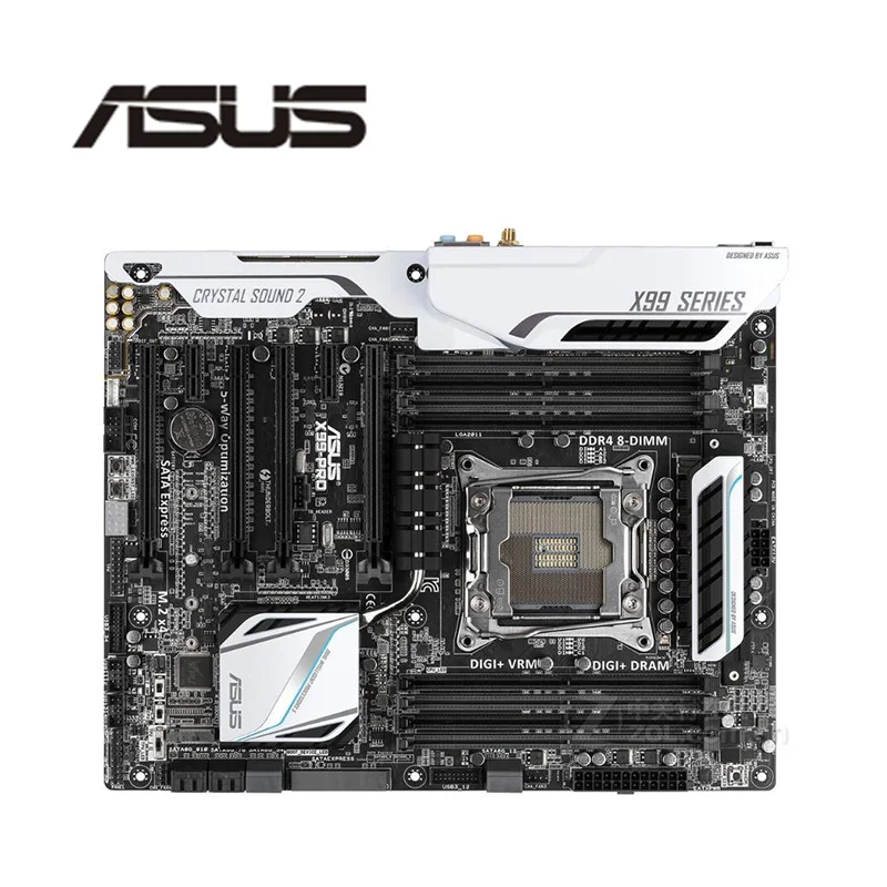 Для ASUS X99 PRO оригинальный использоваться для настольных ПК X99M 2011 разъем LGA Core i7 LGA2011