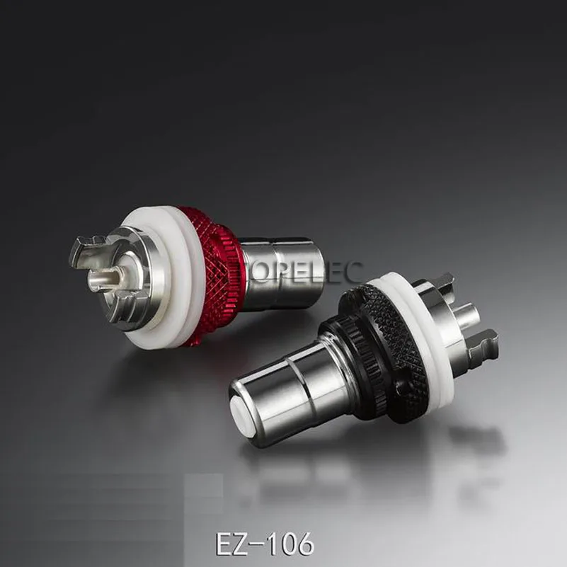 2 шт. EIZZ посеребренные латунные RCA Jack гнездовой разъем для Hi-Fi аудио видео ТВ CD AMP