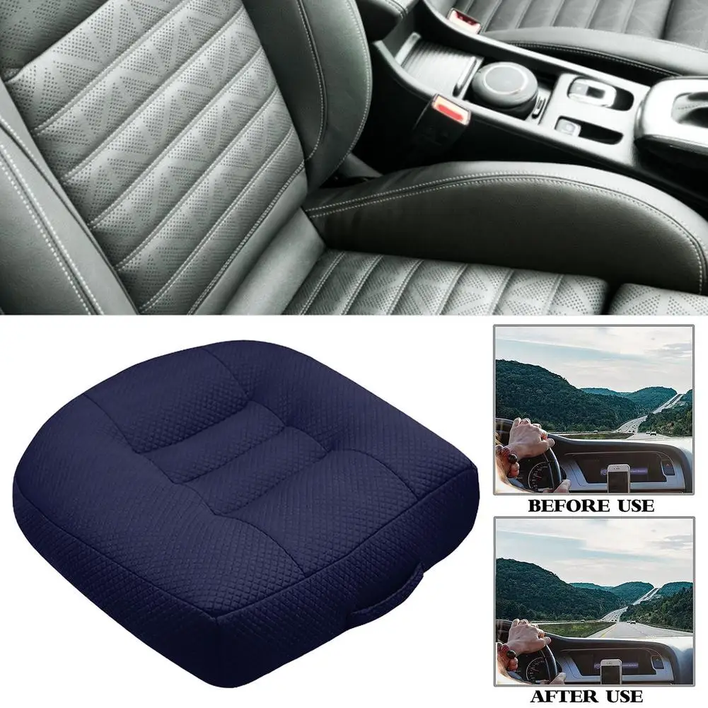 Buy Wholesale China Car Booster Seat Cushion Heightening Height Boost Mat  Air Permeable Mesh Portable Car Seat Pad Angle & Car Seat Kick Protector at  USD 14.08