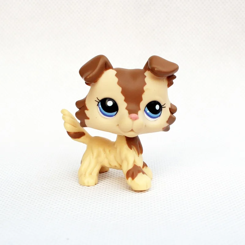 Gato LPS Original Littlest pet shop bobble head toys collie dogs #1262  #1542 #1194 regalos de cumpleaños para niñas