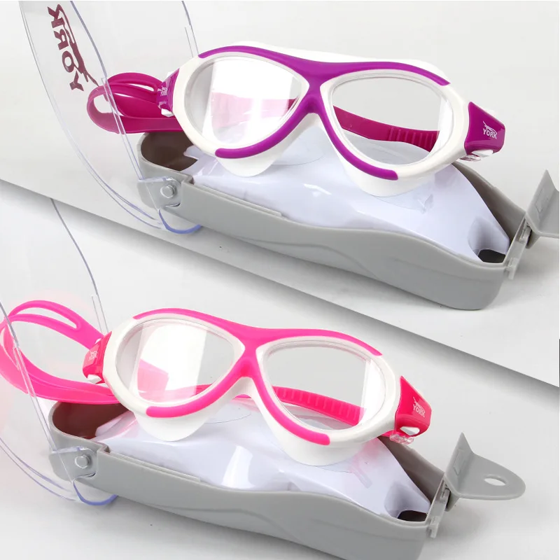 

Adult Goggles Multi-color Large Frame Swimming Goggles Anti-fog UV-Protection Outdoor for Both Men And Women Goggles Comfortable