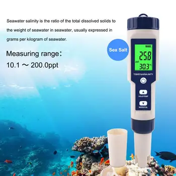 

New TDS EC Meter Temperature Tester pen 3 In1 Function Conductivity Water Quality Measurement Tool TDS&EC Tester 0-9990ppm tools