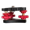 Metal Leveling Base LP-64 Camera Tripod Head Leveling Base Triple-wheel Precision Leveler Bubble Level 3/8" Screw Load 15kg 5