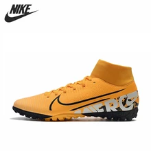 Nike Mercurial Superfly VII Club TF футбольные бутсы Эйфория упаковка кроссовки мужские синие бутсы Superflus