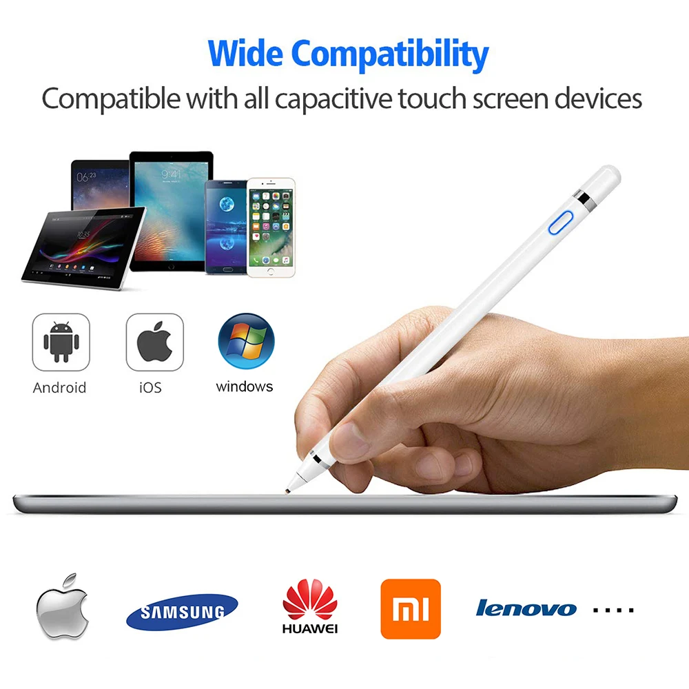 Стилус для сенсорной ручки Apple iPad Pro 11 12 9 10 5 7 miini Air Smart емкостной карандаш iPhone Huawei